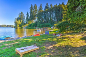 Lakeside Lacey Gem with Fire Pit and Private Dock